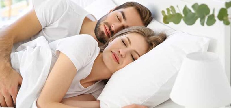 Hybrid mattress sleeping positions