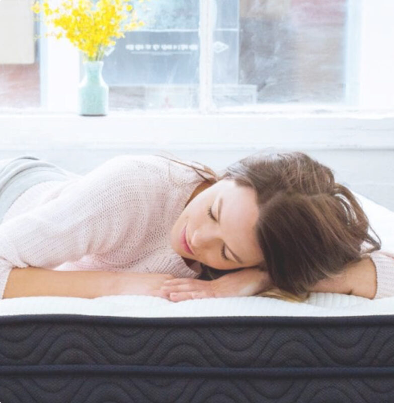 Girl Sleeping on Sleep Republic mattress